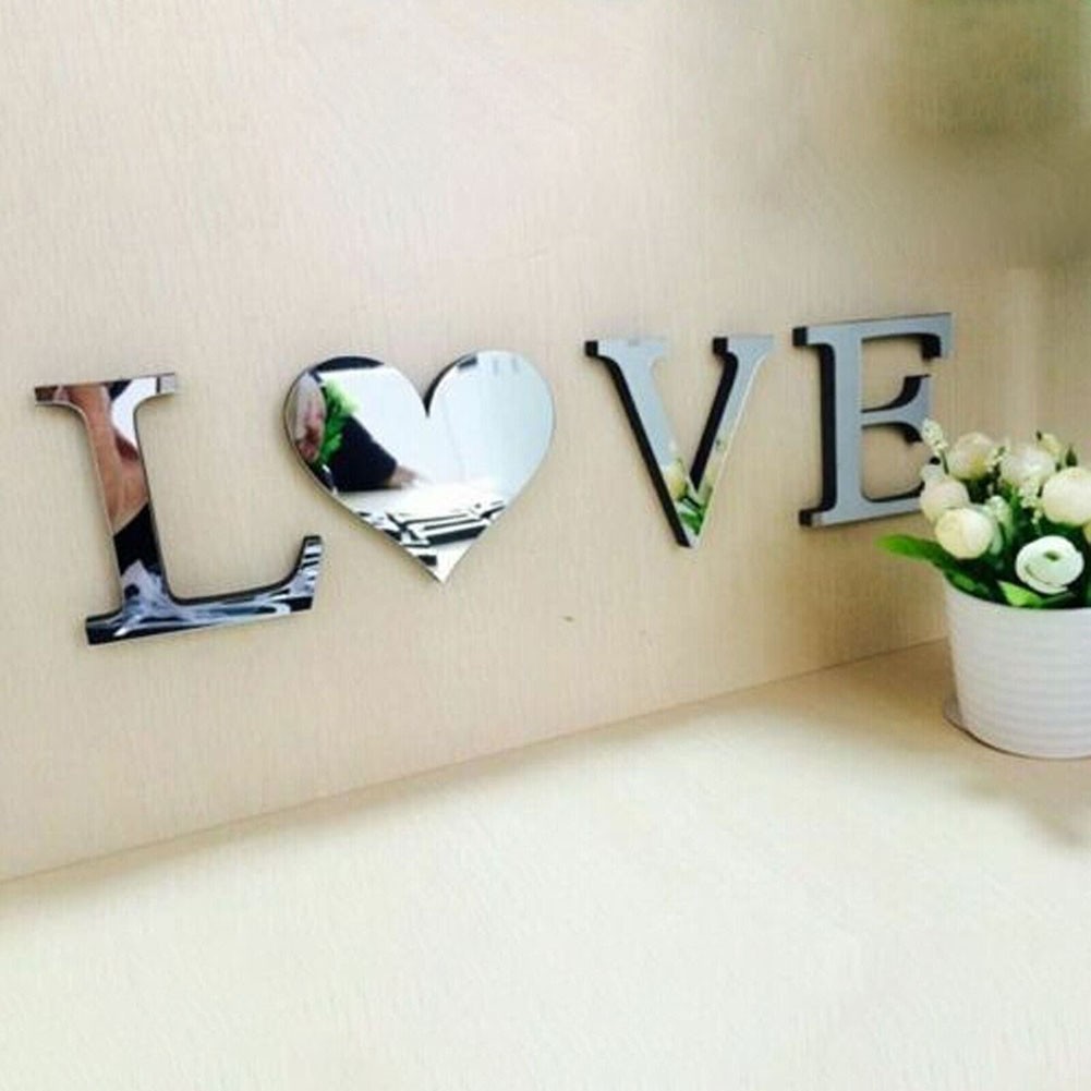 Contemporary Art Decor Sticker for Elegant Home Furniture Mirror Tiles