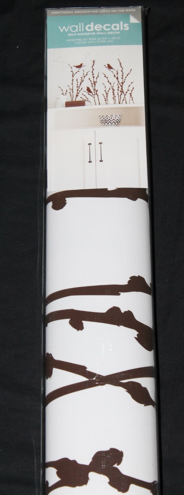 Wall Decor Wall Decals Birds Brown 42×29 new in pkg