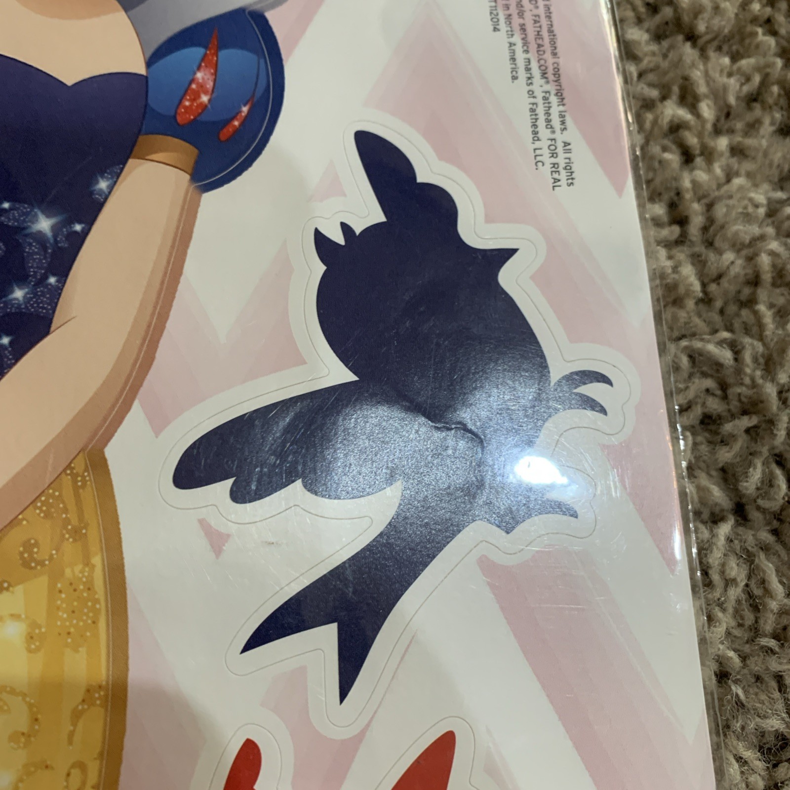 Fathead DISNEY PRINCESS Snow White Wall Decal Set• 6-Vinyl Reusable Decor Sealed