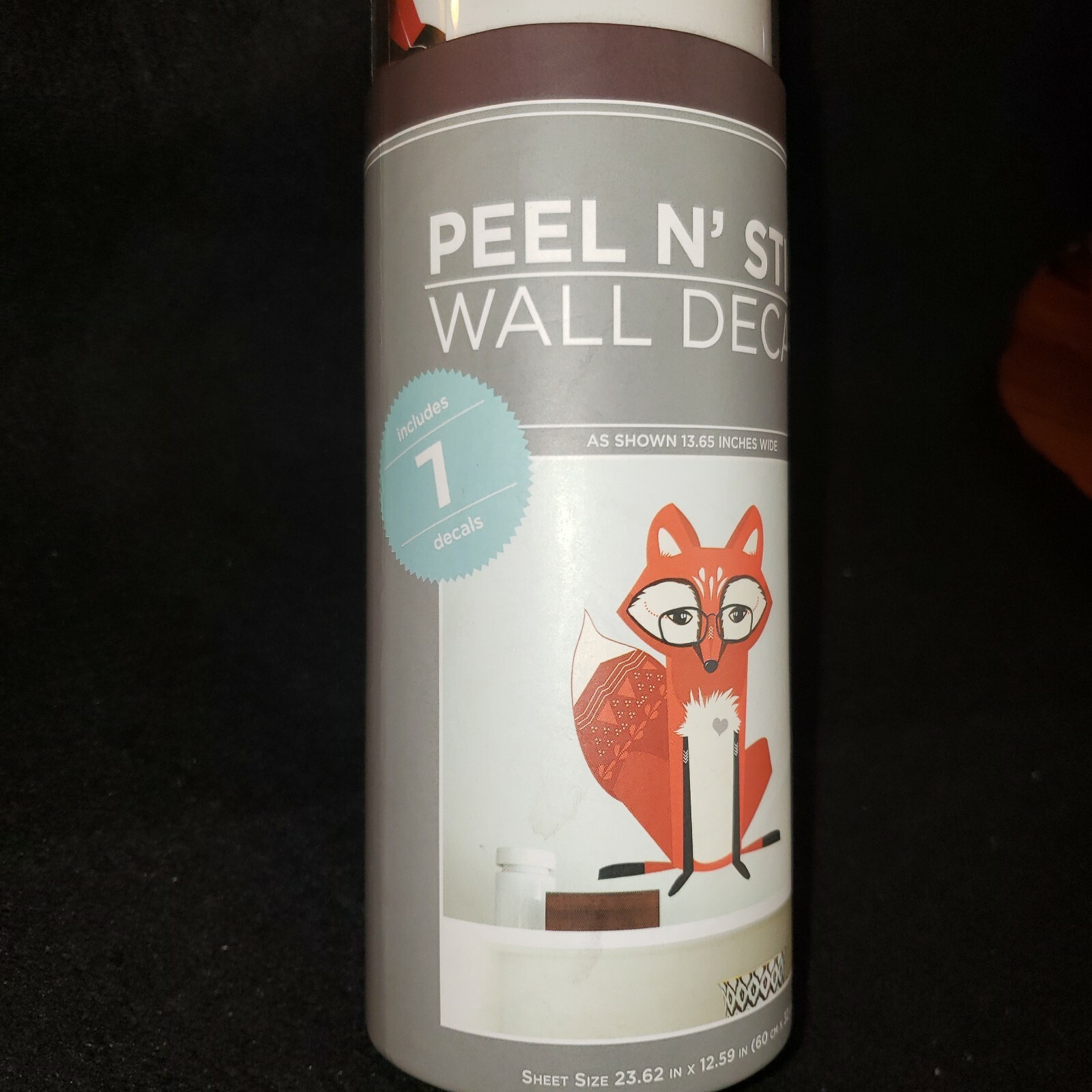 DECALS Fox Peel N Stick Wall Decal Removable Repositionable 7 Decals Wallpaper