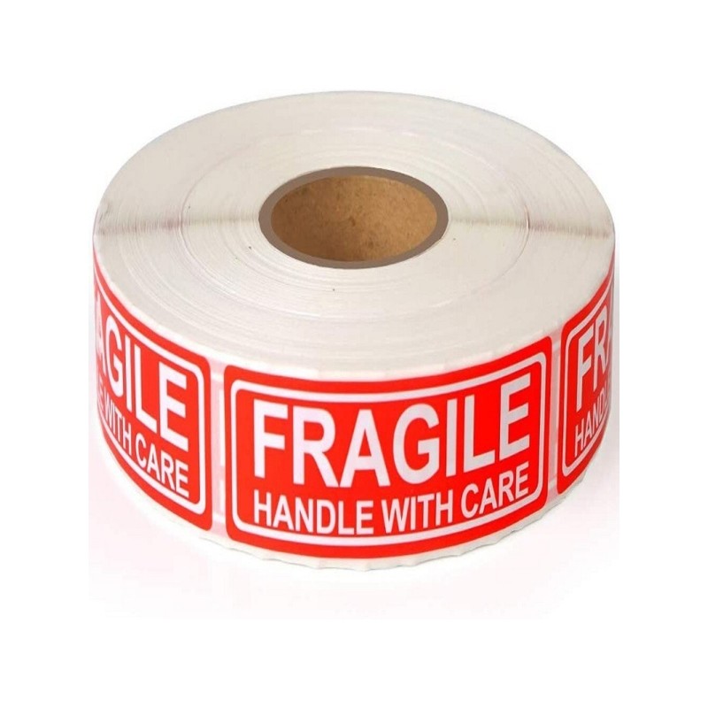 120Pcs Fragile Sticker Adhesive Warning Labels 3x1Inch for Shipping Boxes Carton