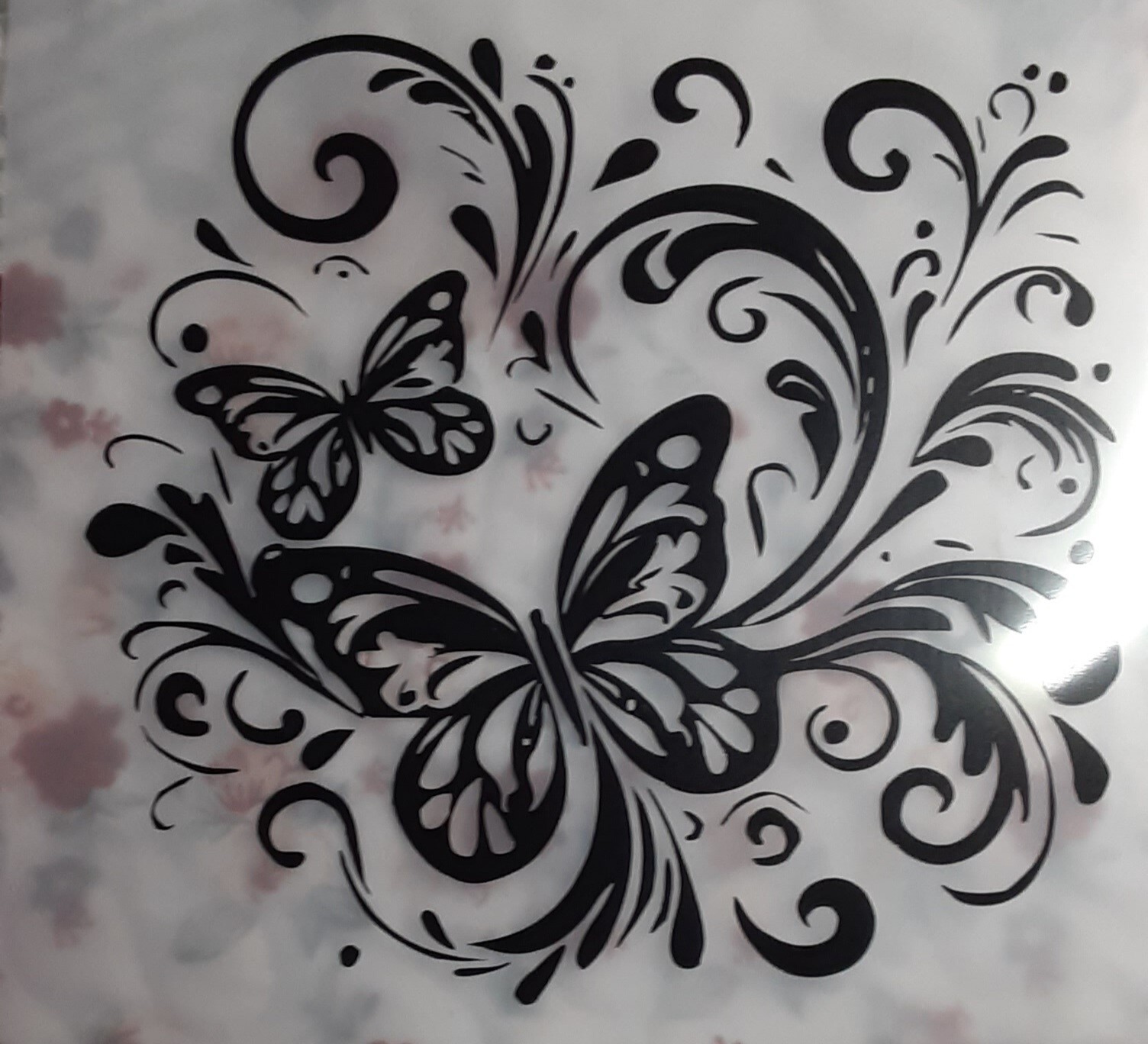 Butterfly Decal 5×5 Choose Color, Car, Home, Crafting
