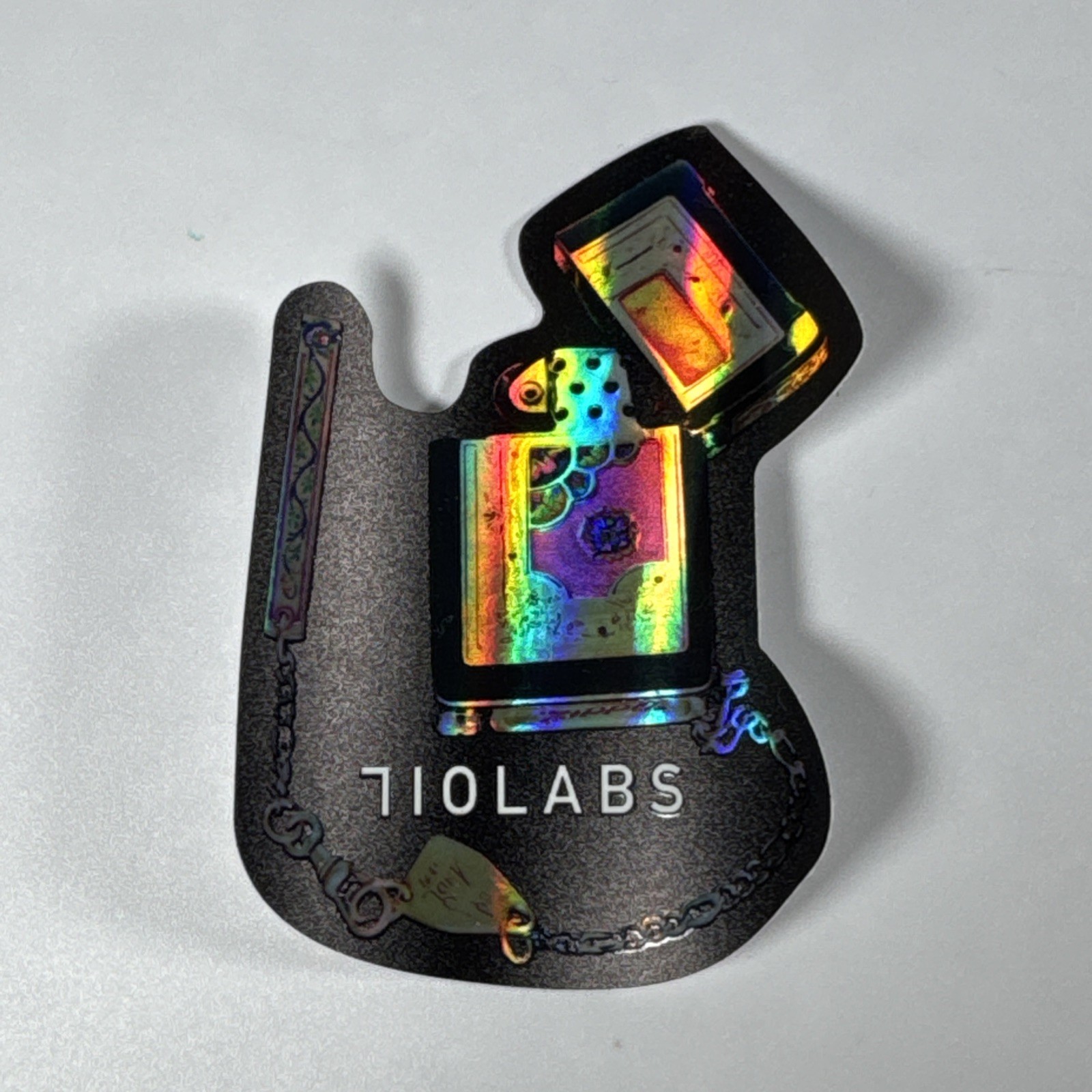 710 LABS – 710Labs Holographic Pocket Lighter Sticker – 3×2.25 Inches