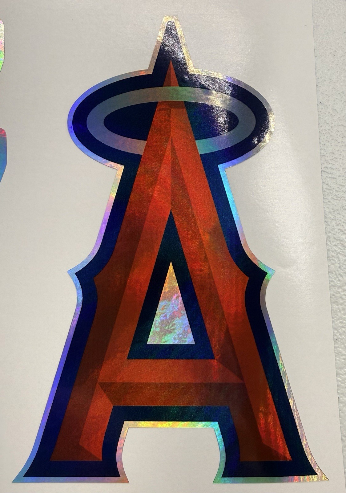 Los Angeles Angels Holographic Vinyl Decal