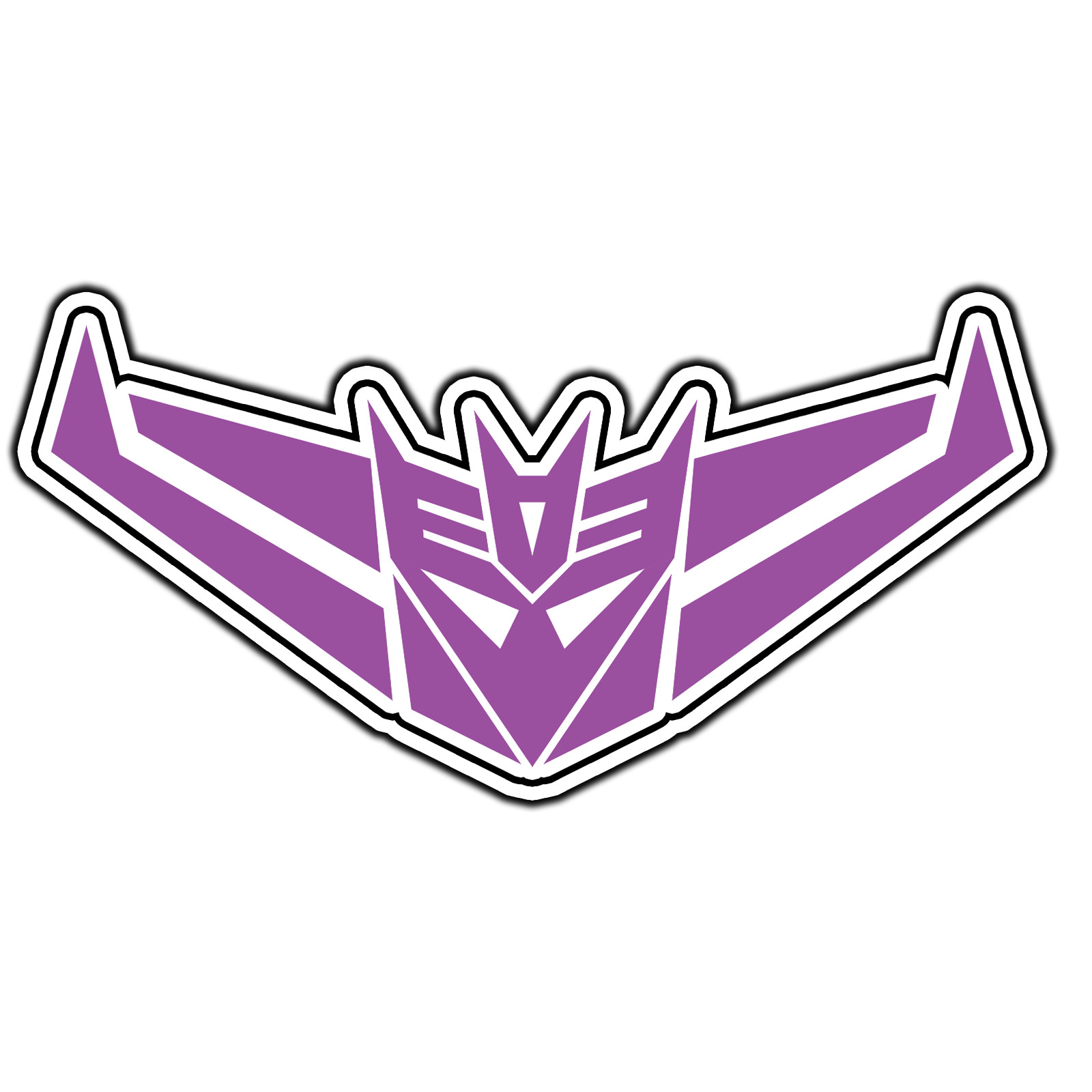 Seeker Transformers Insignia Purple Logo #1 Sticker Waterproof Vinyl Decal