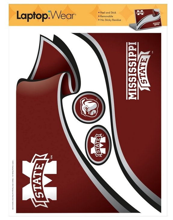 University of Mississippi State Bully Roommates Peel and Stick Laptop Wear Stick
