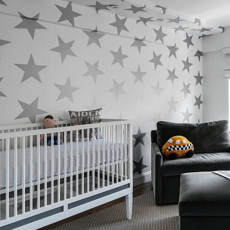 Large Bedroom Star Stickers, Big Star Wall Decals, Bedroom Star Set Vinyl, b31