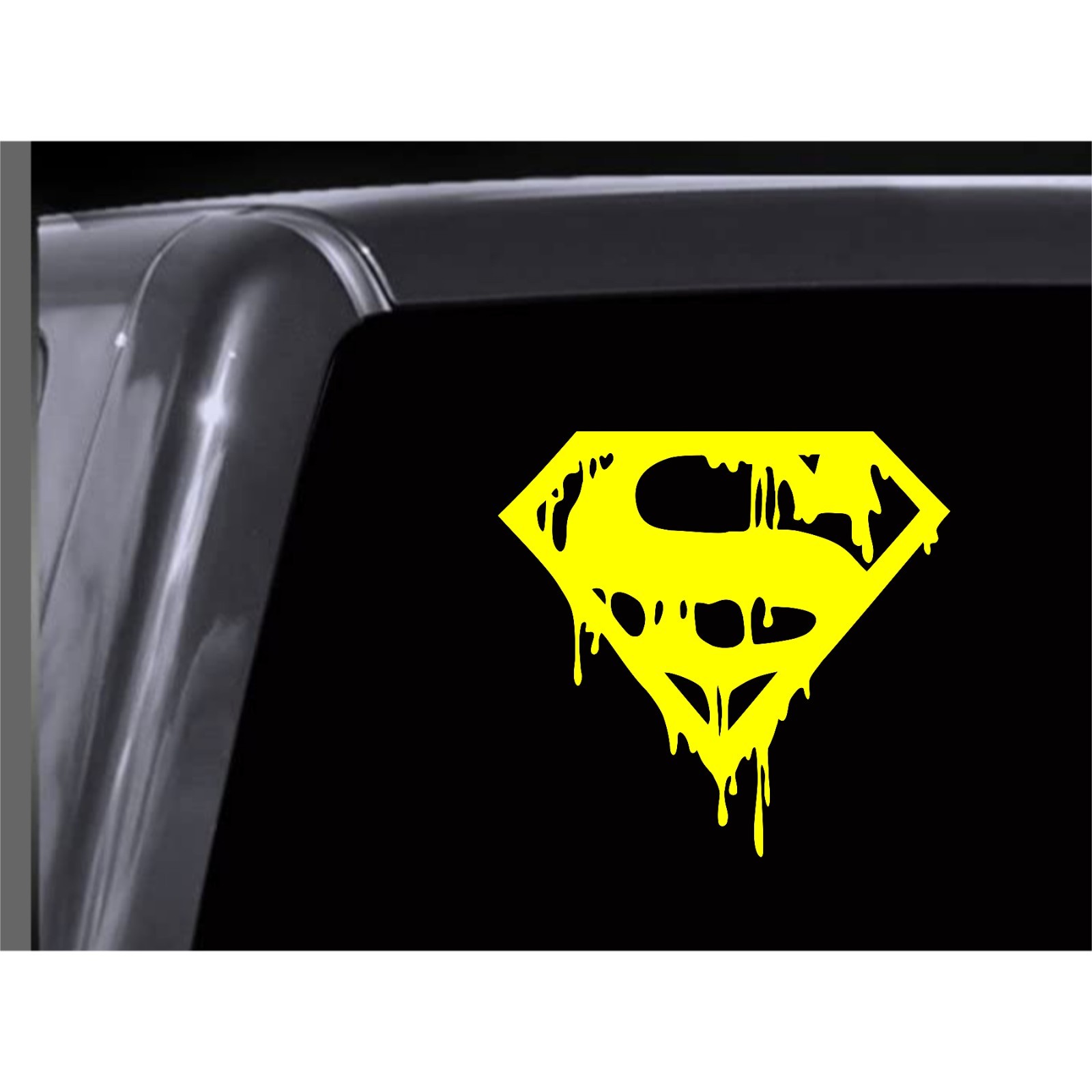 Superman Shield Vinyl Decal Drip Death of Superman Car Window Wall Truck Sticker