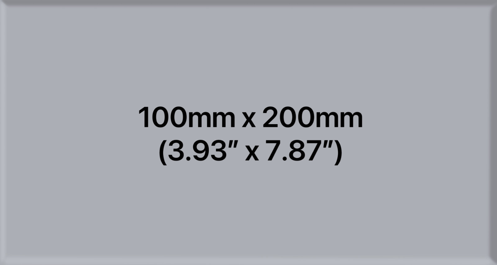 Peel & Stick Metal Tile kitchen backsplash 3.93"x7.87"(100MM x 200MM)