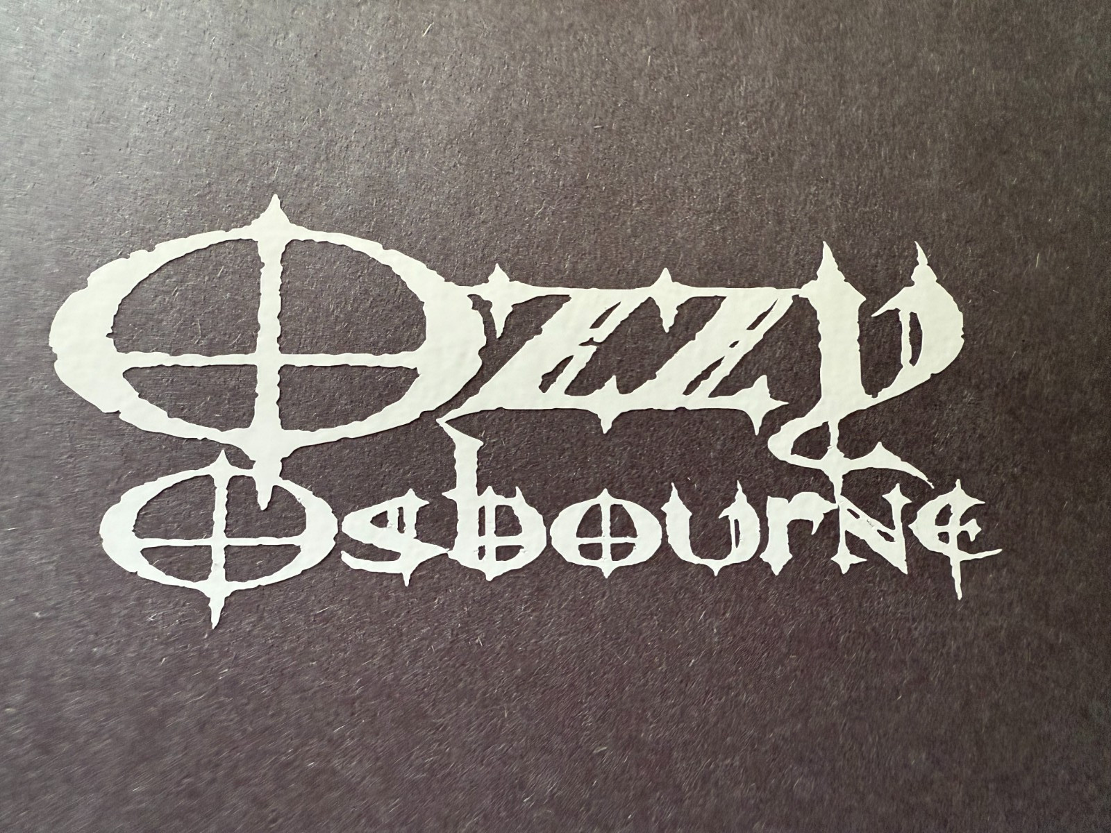 OZZY OSBOURNE BLACK SABBATH VINYL STICKER DECAL