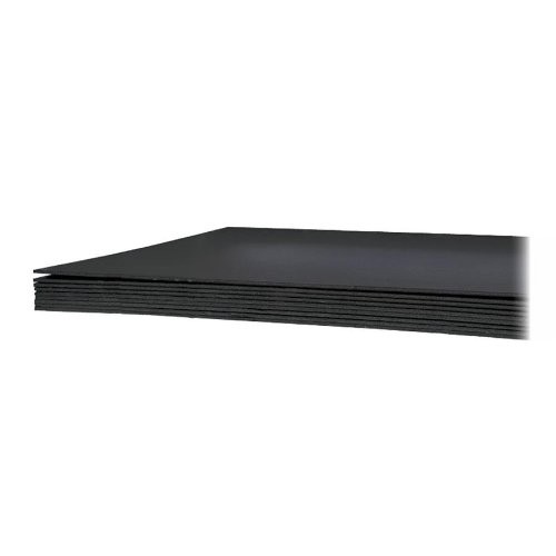 Pacon Fome-cor Foam Board – 22" X 28"187.40 Mil – Black (PAC5558)