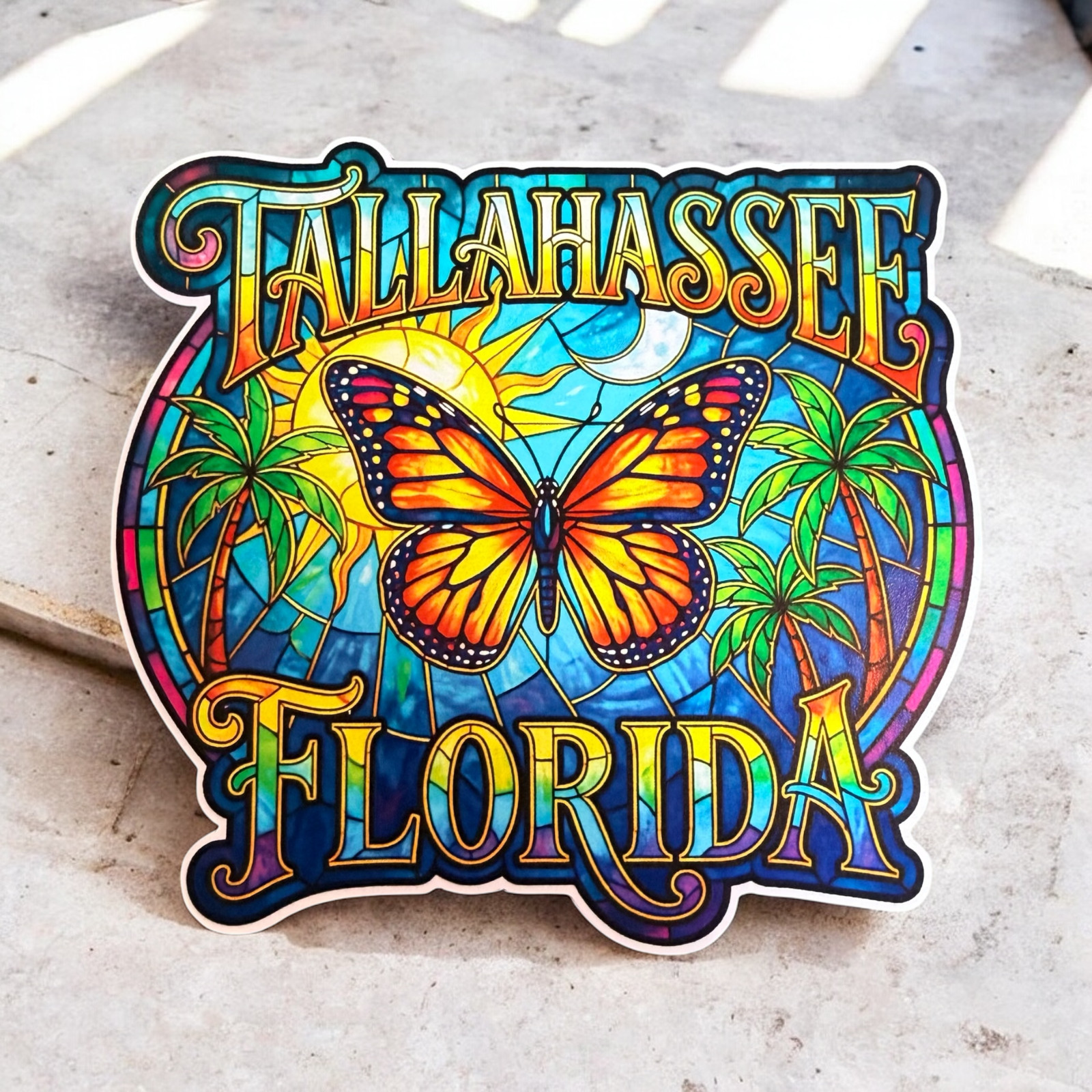Tallahassee Florida Sticker Souvenir Travel Decal Vacation Gift Made in USA