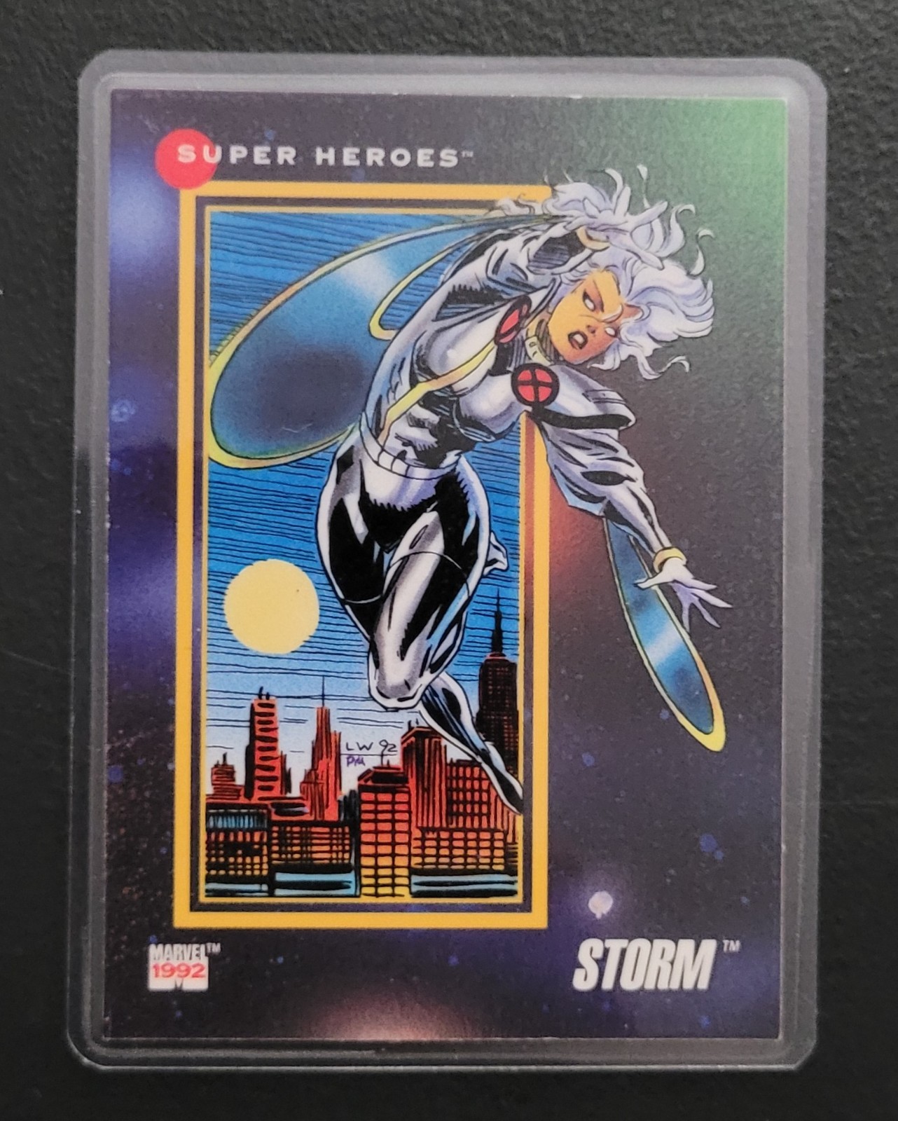 Impel Marvel Universe Superheroes Fridge/Locker/Cabinet Laminated Magnet 1990's