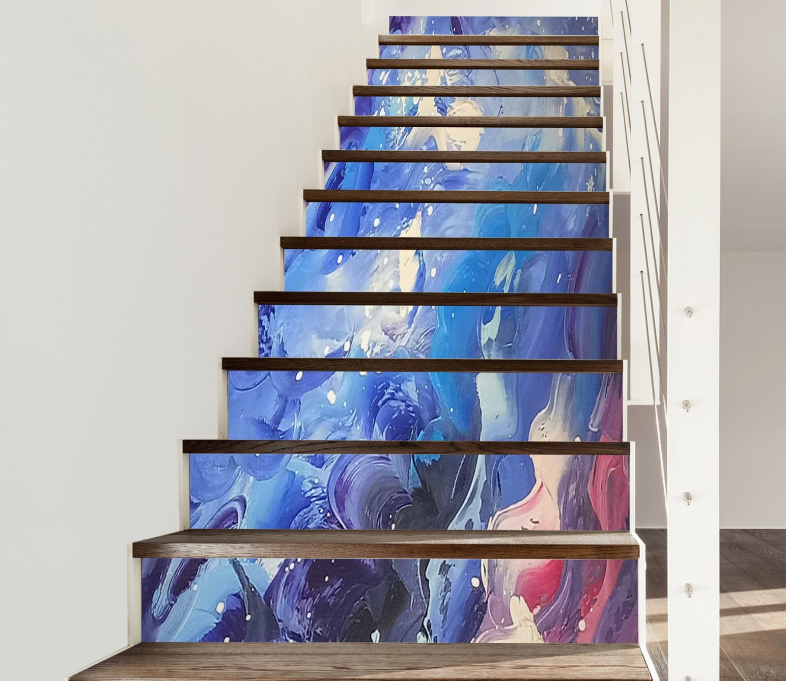 3D Gorgeous Colors 8598 Stair Risers Decoration Photo Mural Decal Wallpaper Rom