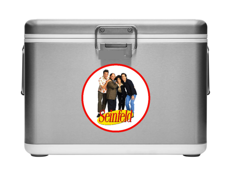 Seinfeld 4" Vinyl Decal Sticker Handcrafted Laptop Decor Vehicle Cooler Tumbler