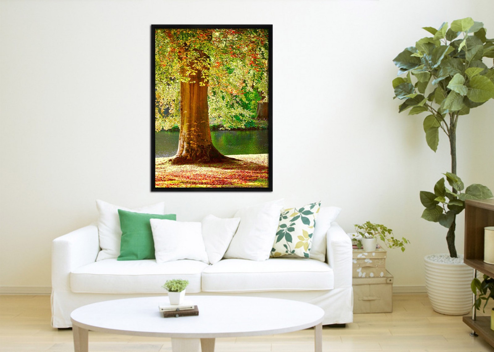 3D Tree Landscape 687 Fake Framed Poster Home Decor Print Painting Unique Art