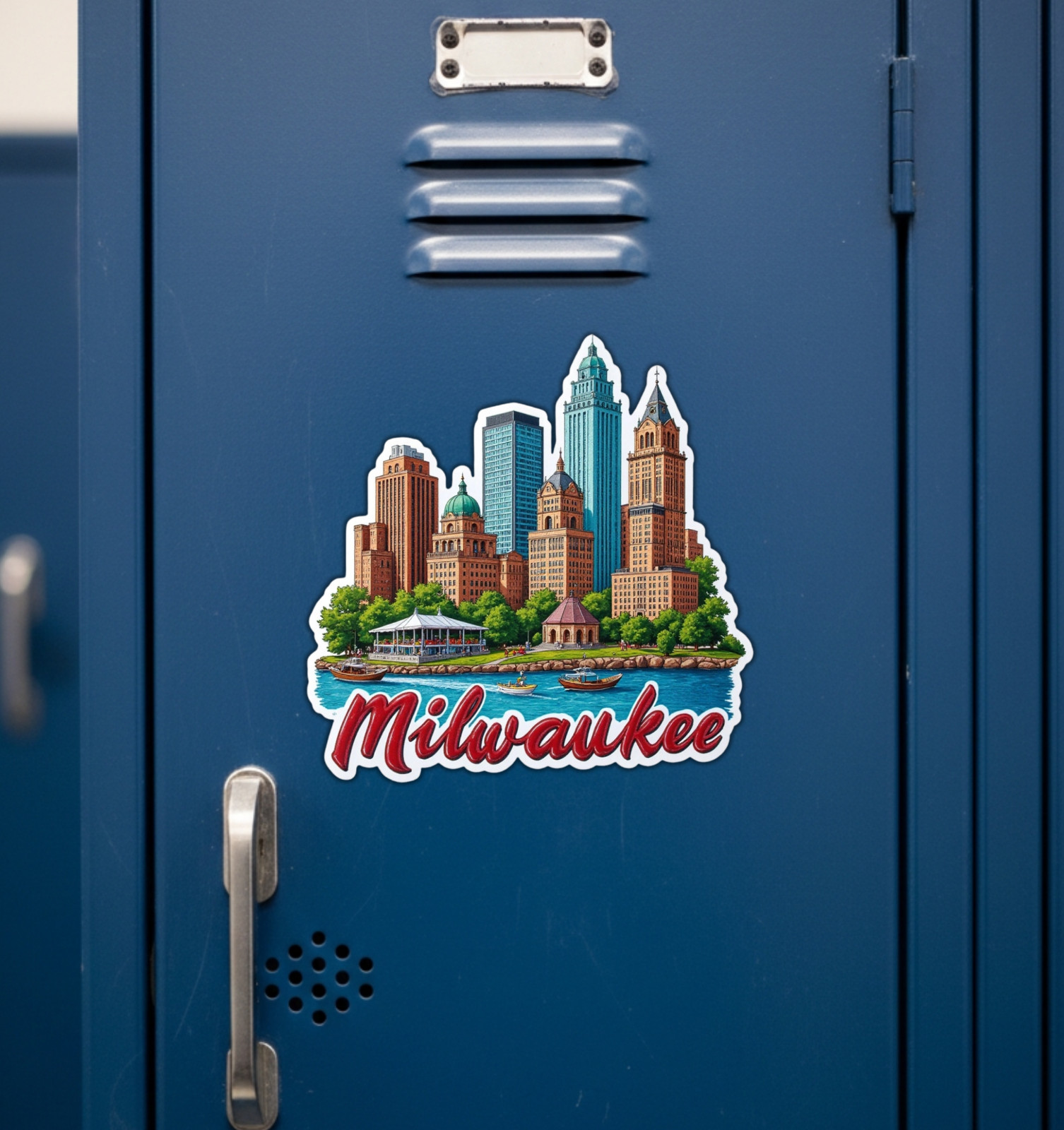 Milwaukee Fridge Magnet or Laptop Sticker