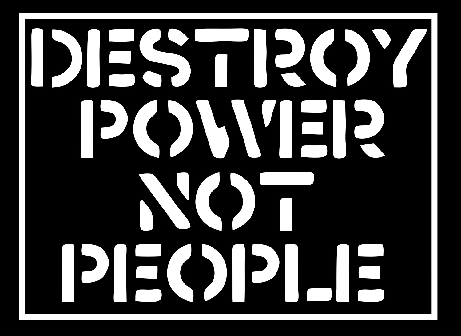4×3" Crass Anarchy Sticker Anti government Discharge Subhumans Leftover Crack