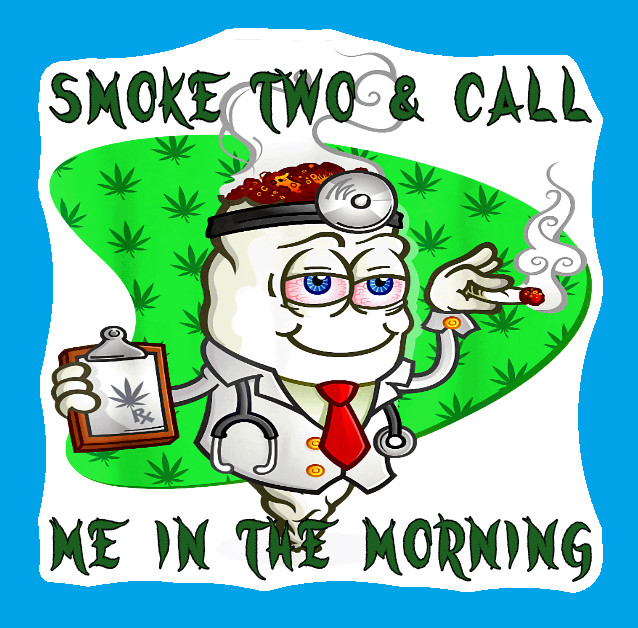 Dr Weed Joint Vinyl Decal Sticker Weed Tumbler Sticker 420 Stoner Gift