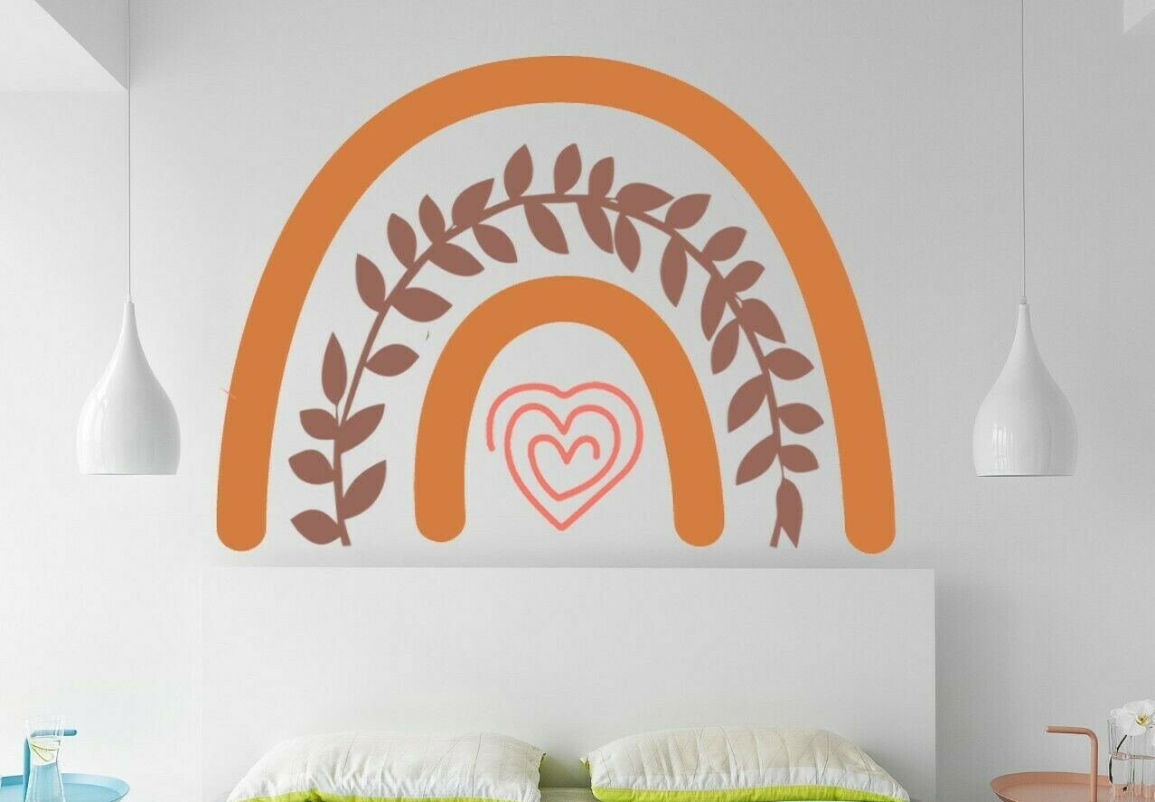 Boho rainbow classroom decor decal Arch wall decal rainbow Arch wall decal