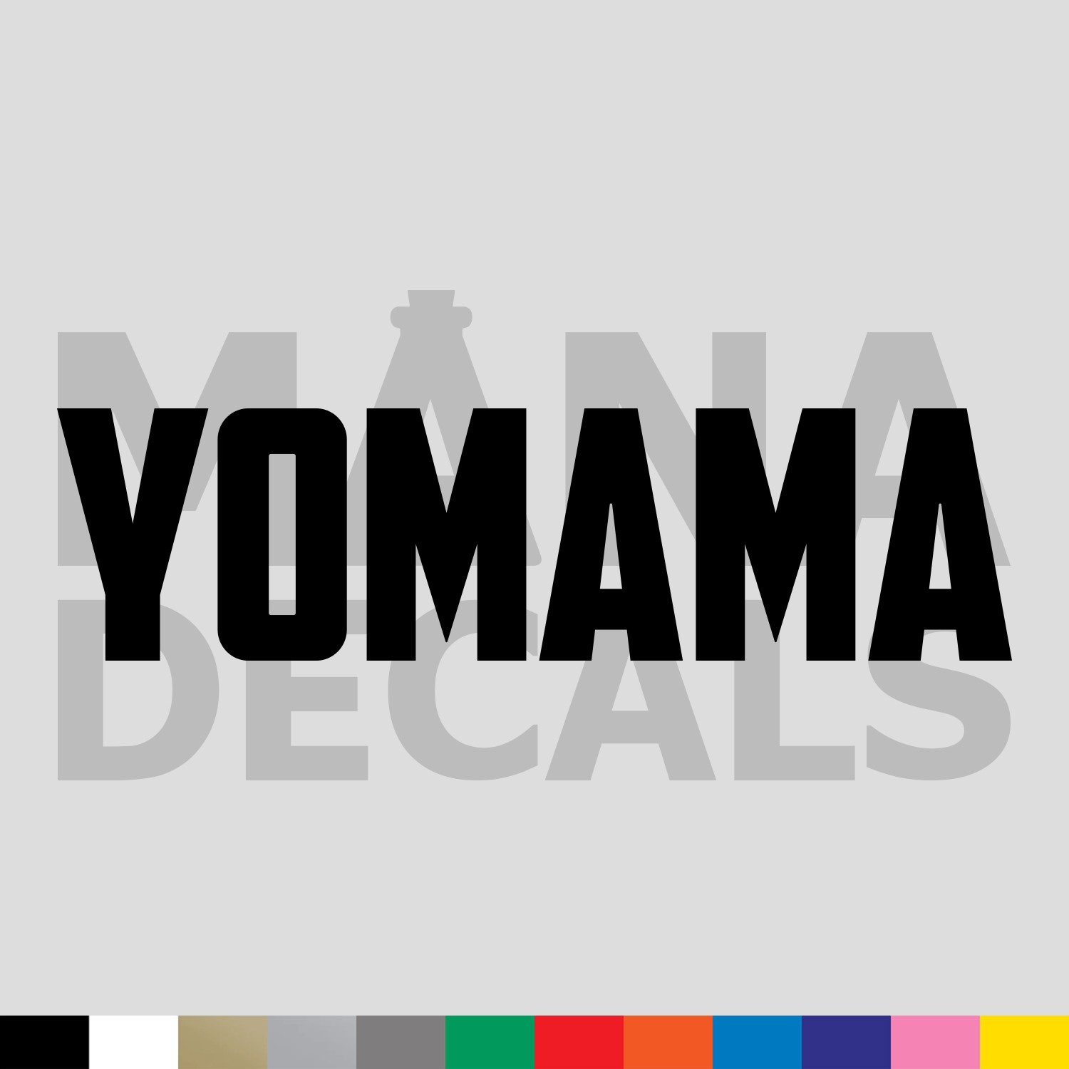 YOMAMA Vinyl Die Cut Decal Sticker – Yamaha Motocross Racing Drifting Funny