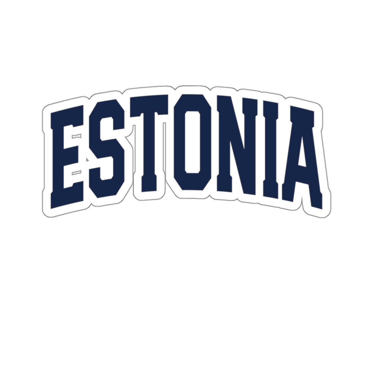 Estonia Sticker Kiss Cut Gifts Decal Label Laptop Luggage Decor