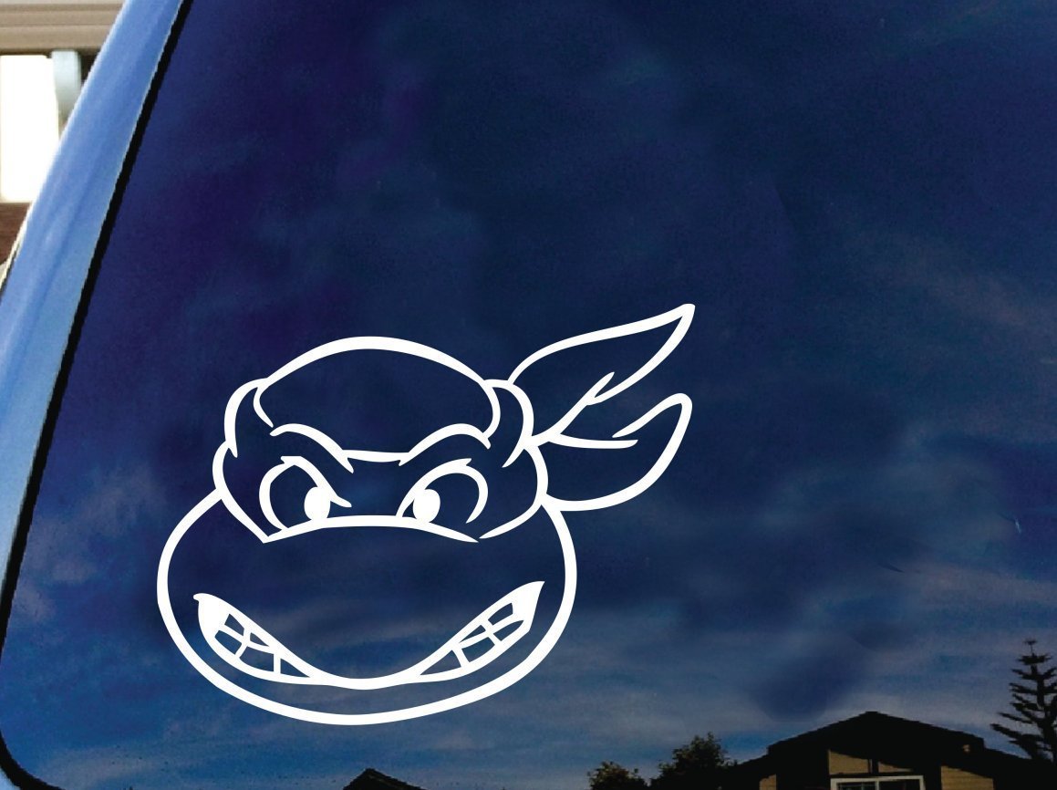 TMNT Face Mask car truck SUV mac book laptop tool box wall window decal sticker