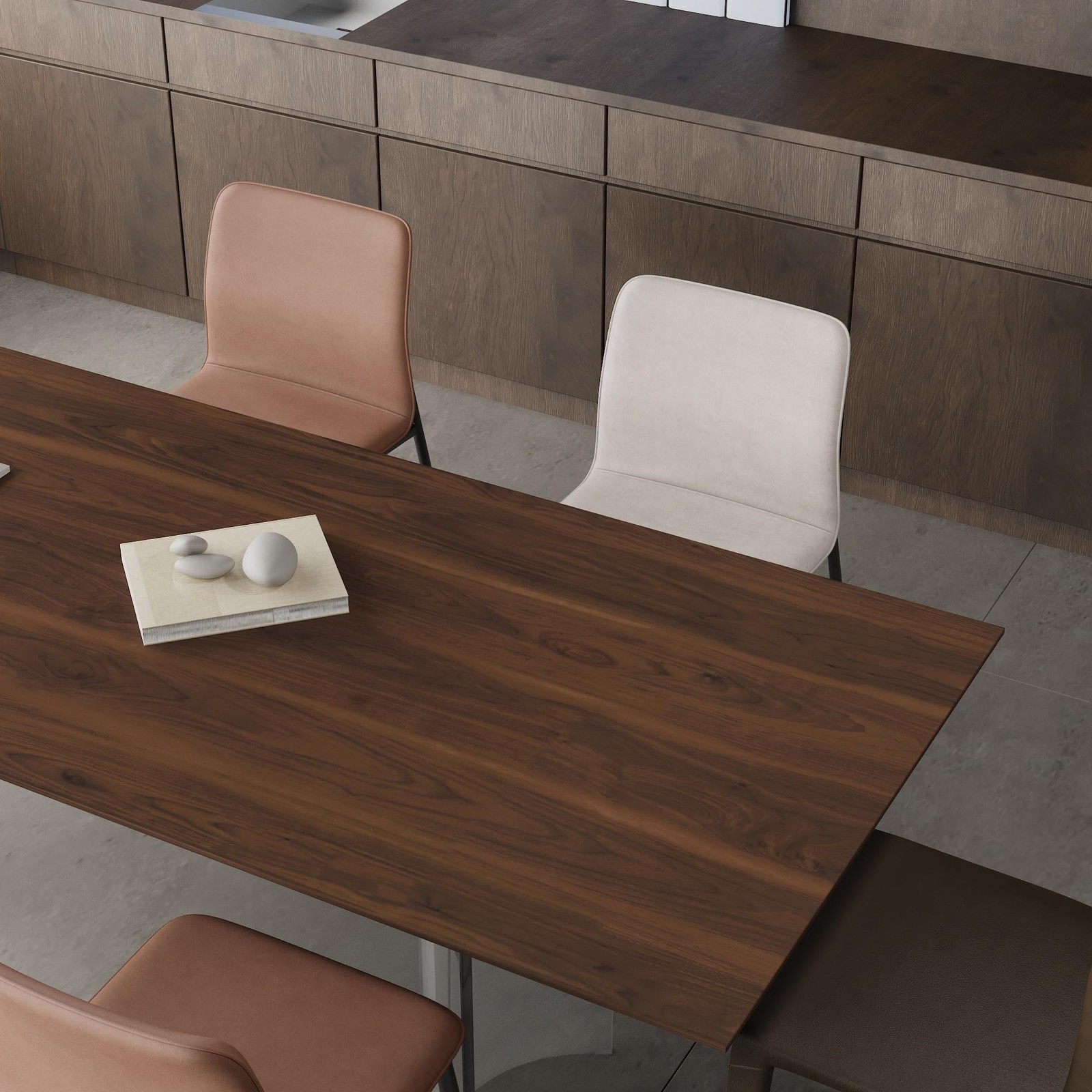 JSEVEM Walnut Wood Grain Contact Paper Wooden Peel and Stick Wallpaper Waterp…