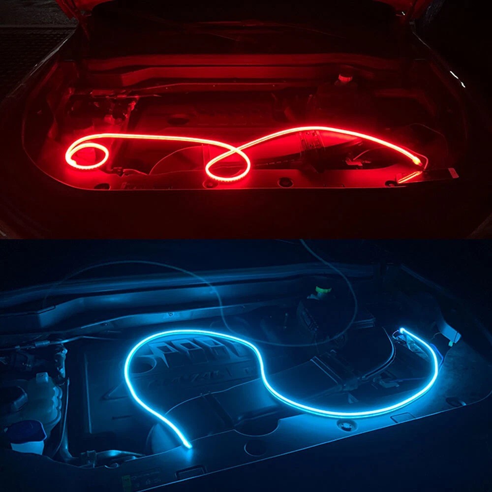Car Front Hood LED Daytime Running – Flexible Light Strip Waterproof 180cm 12V