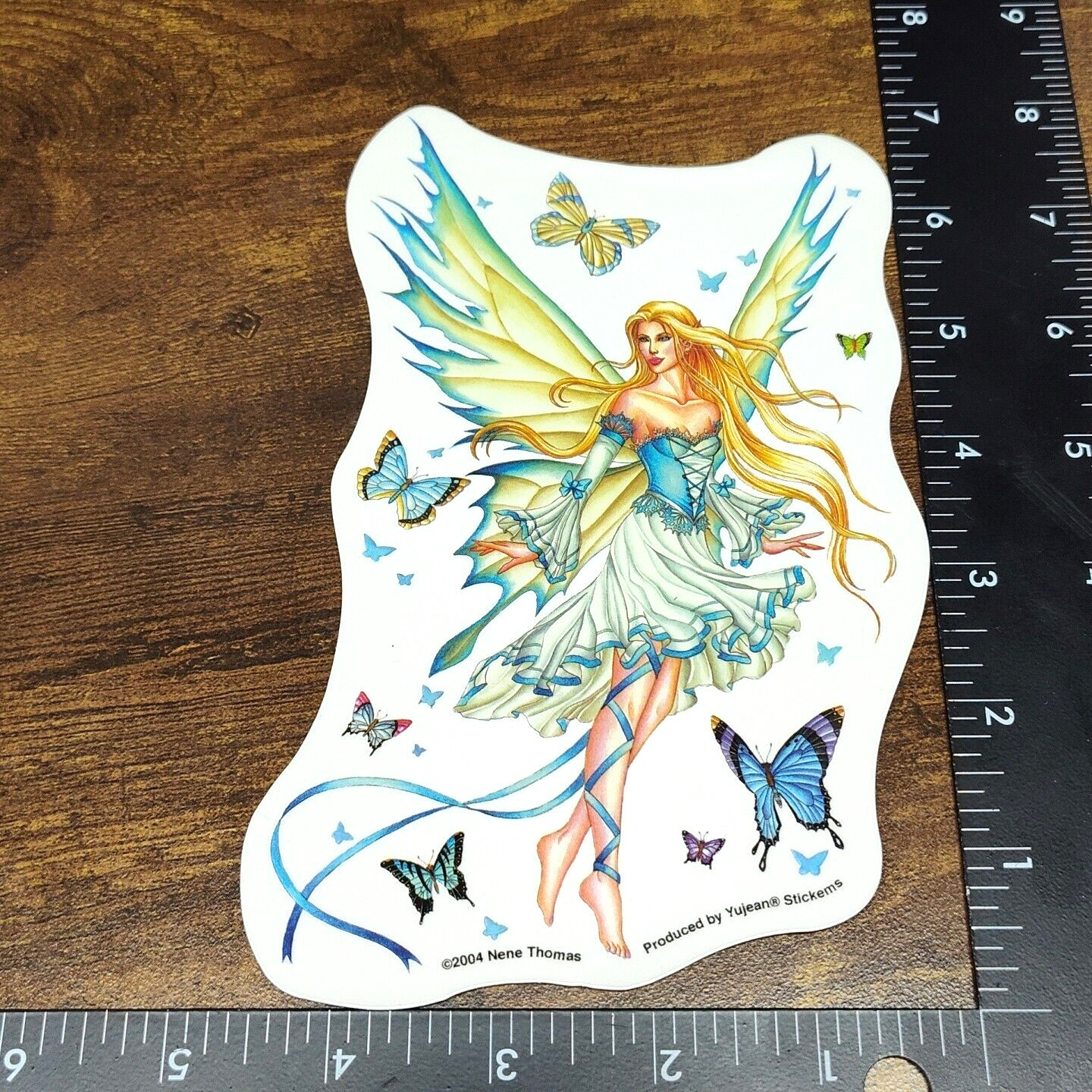 Yujean Stickems PRELUDE IN BLUE Fairy Sticker Decal, Nene Thomas 2004