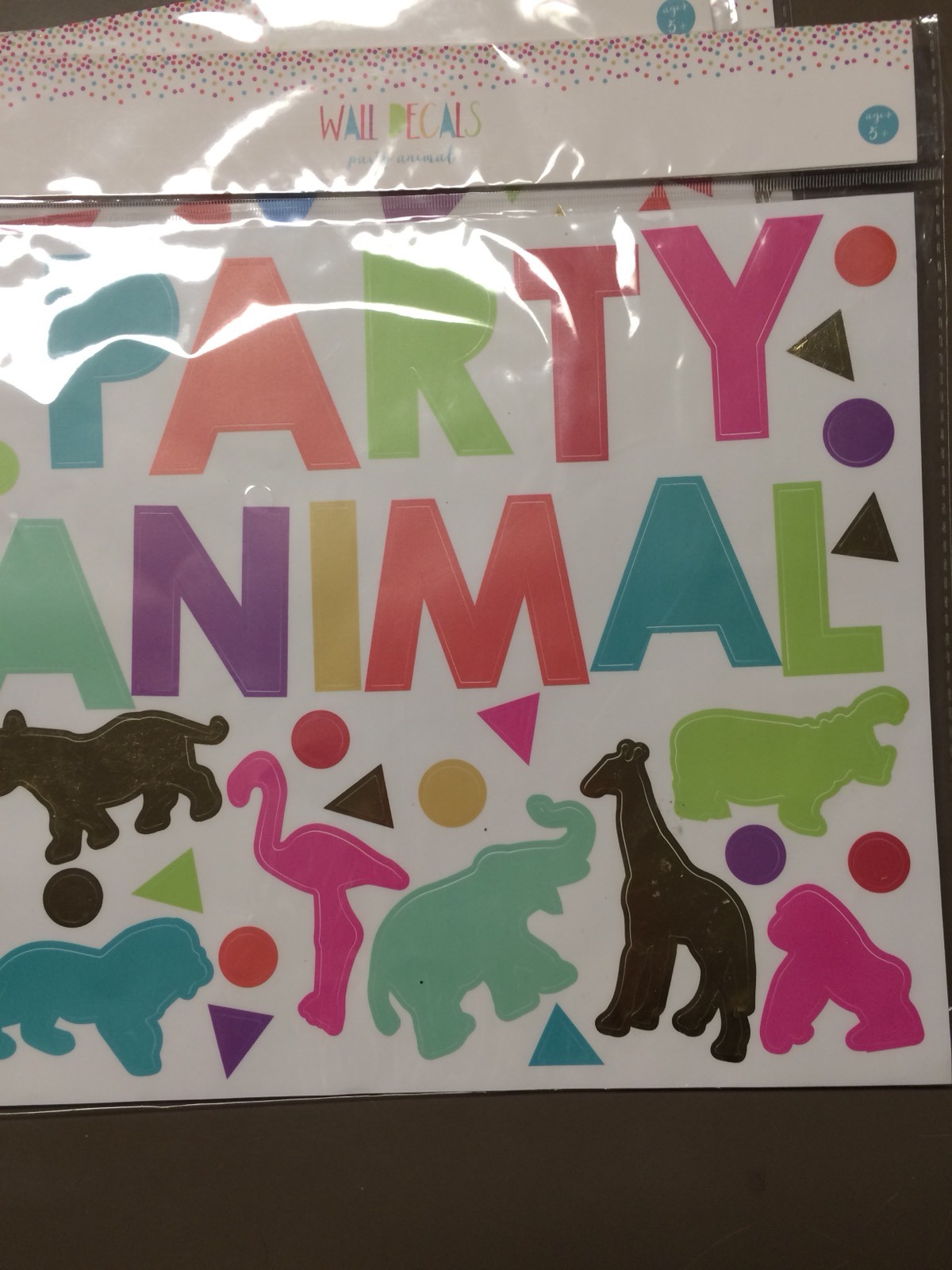 Assorted Lot Of 25 Sets Of Wall Decals Best Day-Birthday-Party Animal-Celebrate