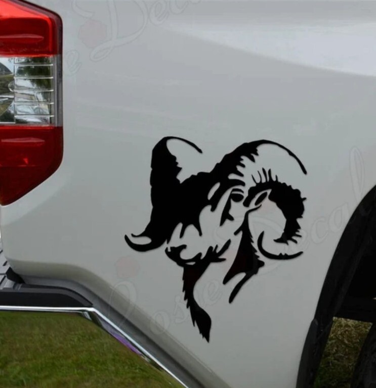 RAM decal sticker vinyl for Car Truck SUV Bumper Bronco Wall Laptop window L