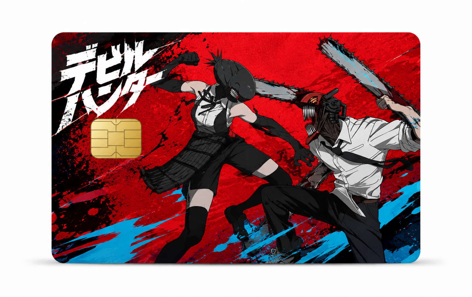Chainsaw Man Denji Reze Debit Card Credit Card Skin Vinyl Sticker