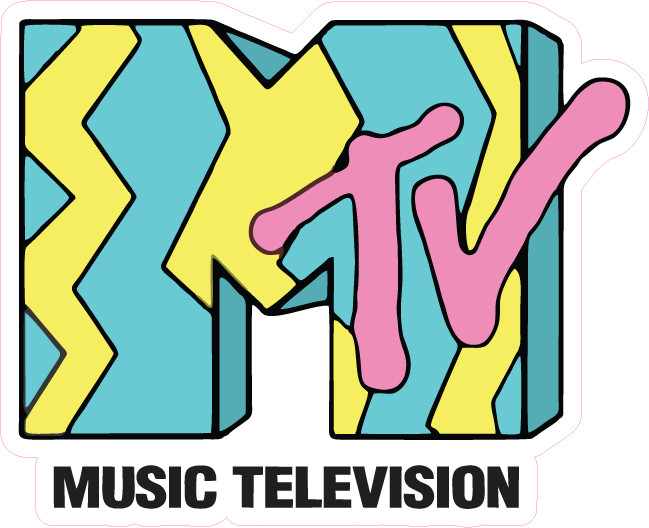MTV Logo Vinyl Sticker – Waterproof, UV-Resistant, Scratch-Resistant, Multiple S
