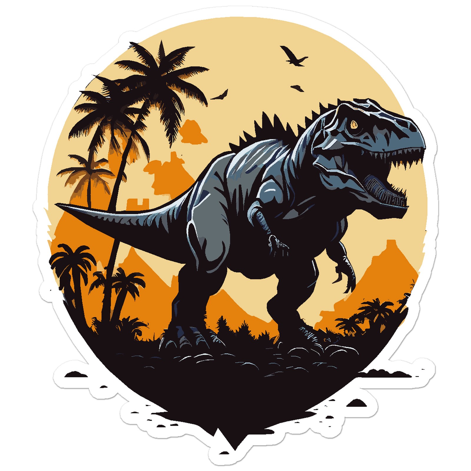T-Rex Dinosaur – Vinyl Decal Sticker – Car Window Laptop – ebn11692