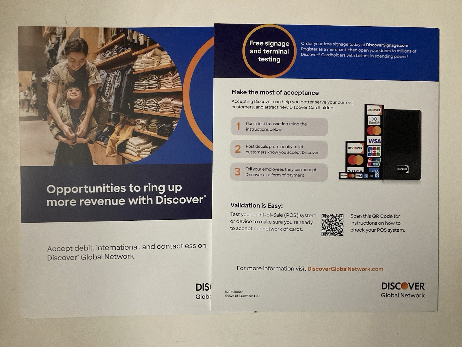 Credit Card Mobile Payment Sign Vinyl Sticker – Visa MasterCard Discover AmEx