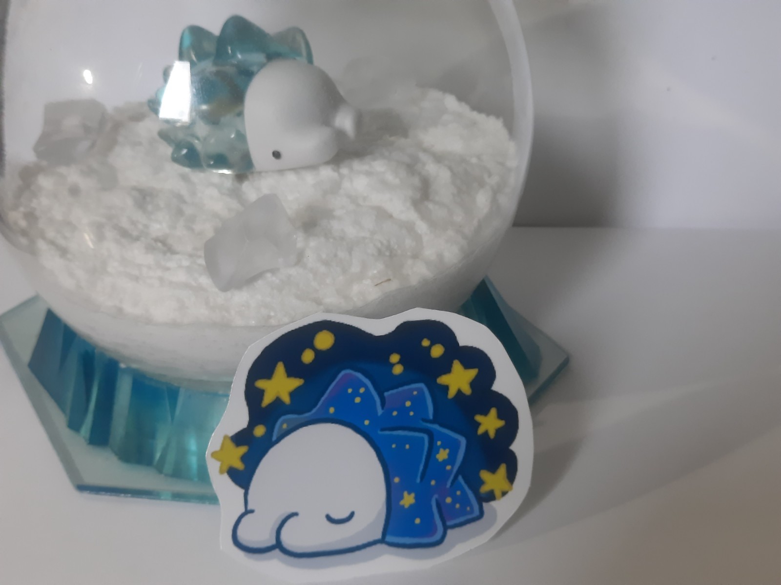 Sleepy Snom Sticker Hand Cut ~3" x 2" Jess-Sketch Original Cute Pokemon Sticker