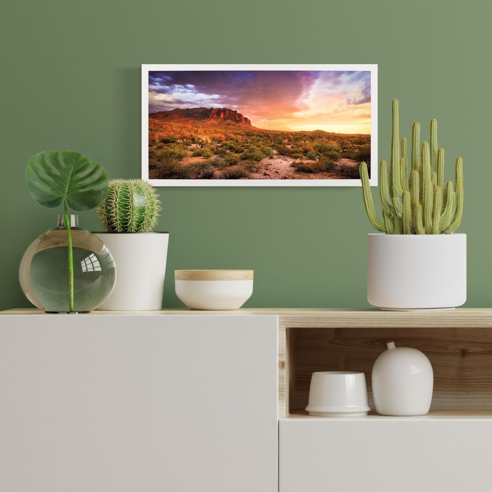 Snap – 10"x20" White Wood Wall Poster Frame – Wall Mount Display – Perfect Fi…