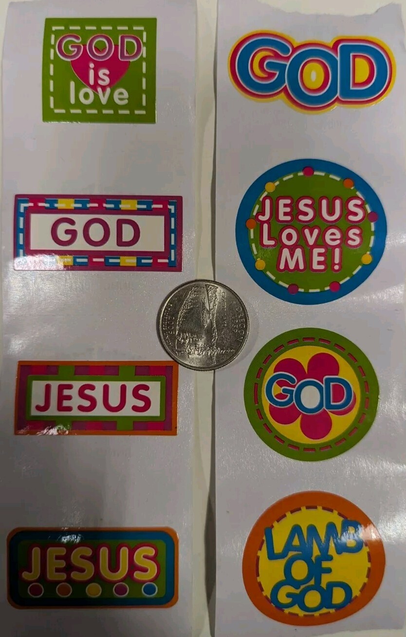 God Is Love Jesus Loves Me Lamb Of God Sticker Set Of 8