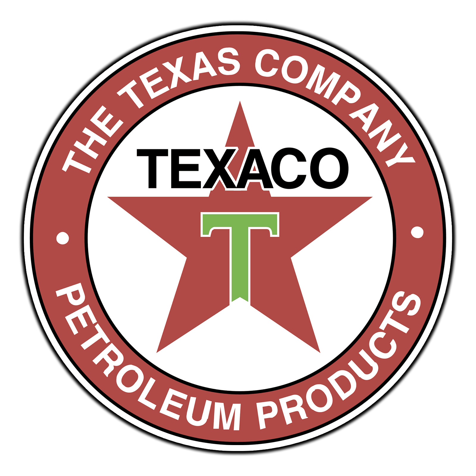 Old Texaco Throwback Logo #5 Sticker Waterproof Vinyl Decal Die-Cut Laptop Car