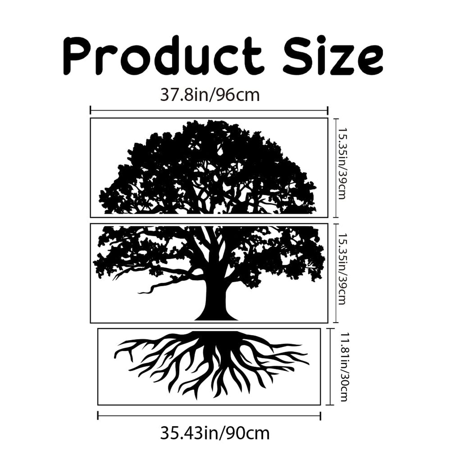 Tree of Life Wall Decals Stickers Removable Bathroom Wall Art Decor Peel and …