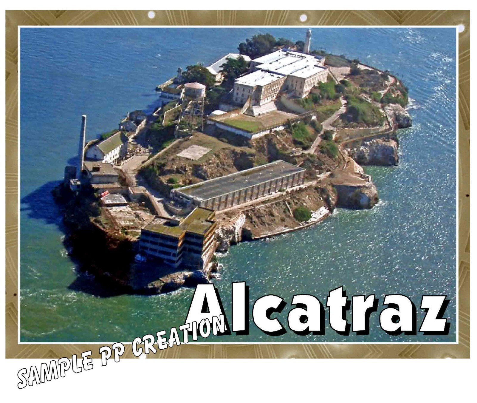 ALCATRAZ Fridge Photo MAGNET 4 X 3 inches – TRAVEL