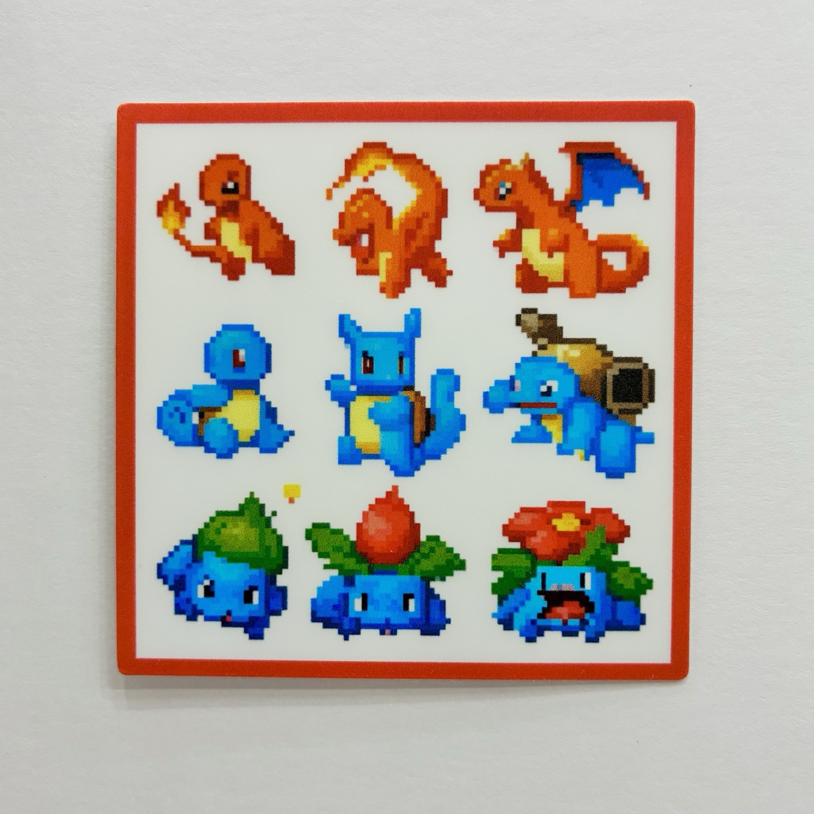 Pokemon Sticker 2.5 inch Pixel Art Printed On Sticker Matte Vinyl New
