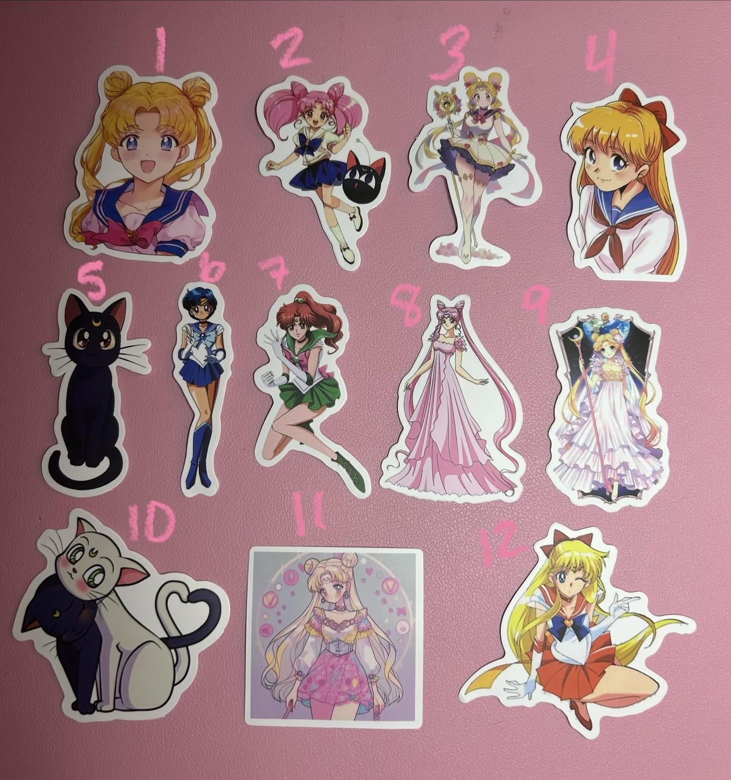 Sailor Moon And More Anime Stickers