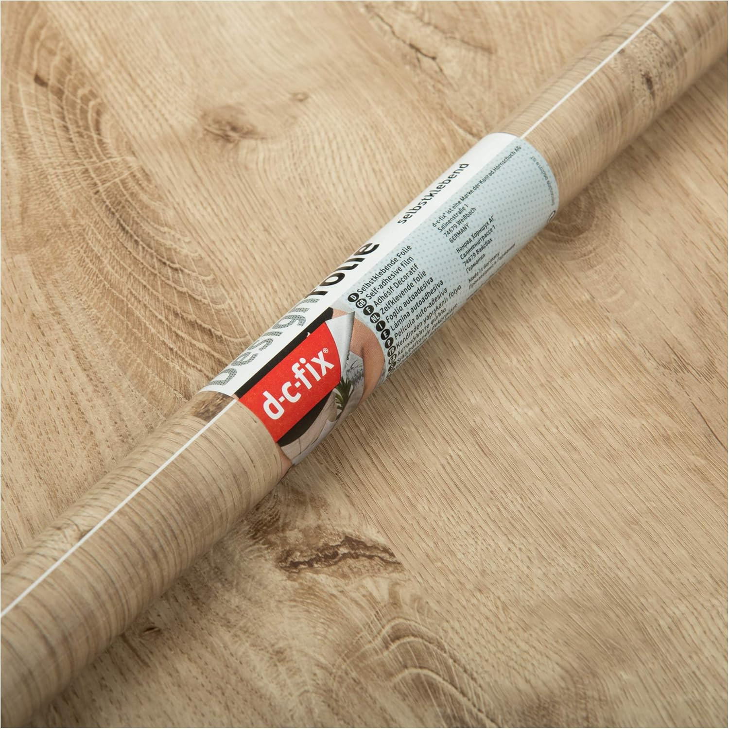346-0668 Decorative Self-Adhsive Film, Ribbeck Oak, 17" X 78" Roll
