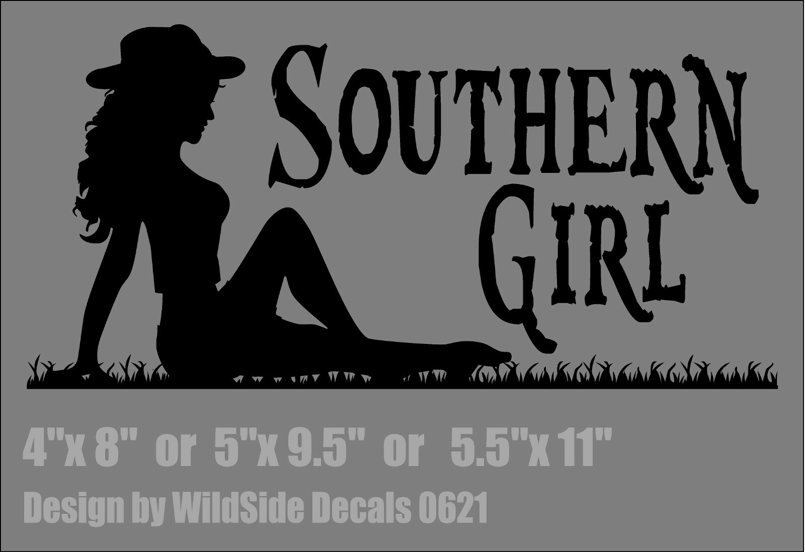 Southern Girl Decal Mud flap vinyl car truck window country sticker