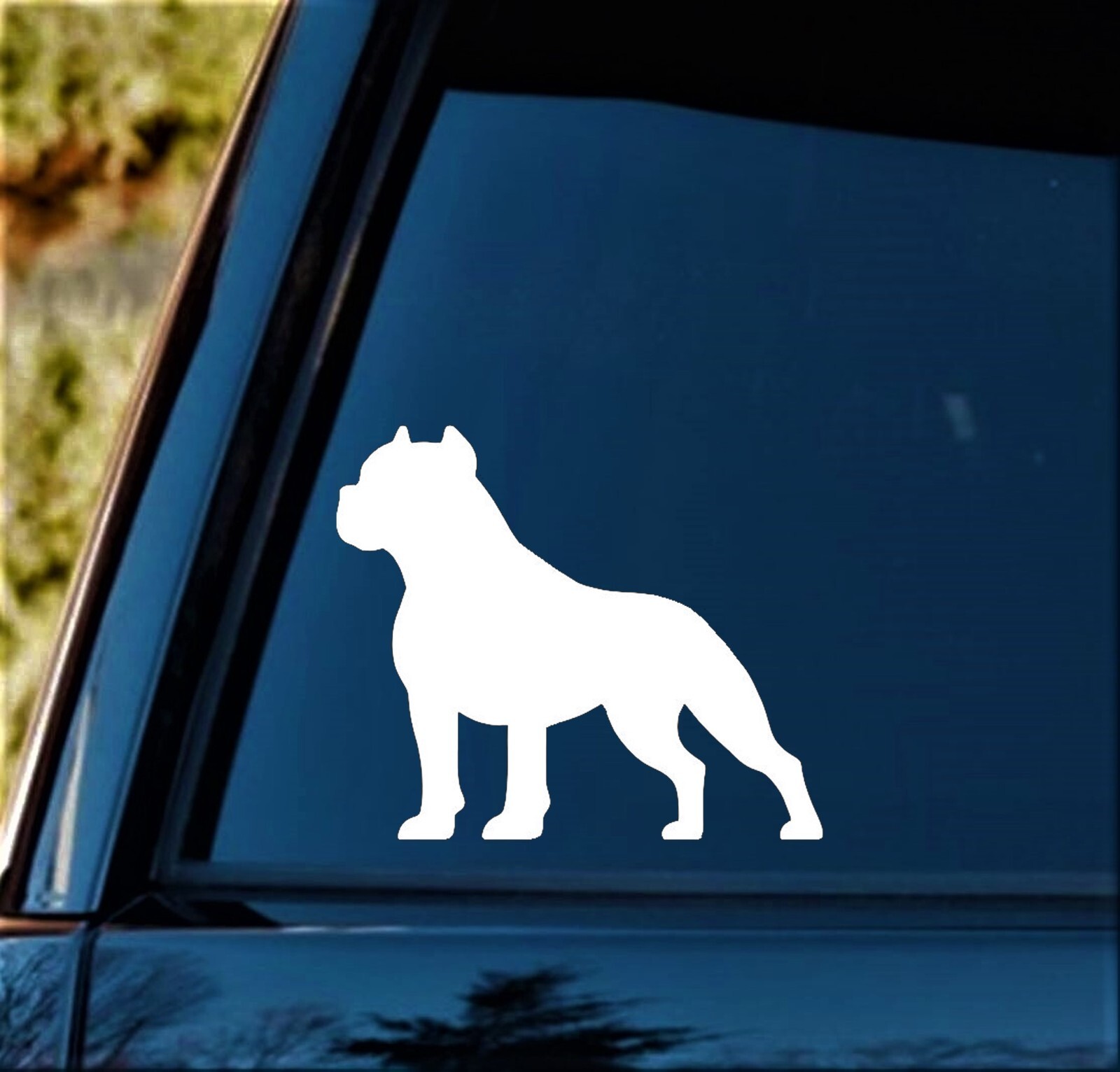 Pitbull Pit Bull Decal Sticker Set for Car Window BG2108