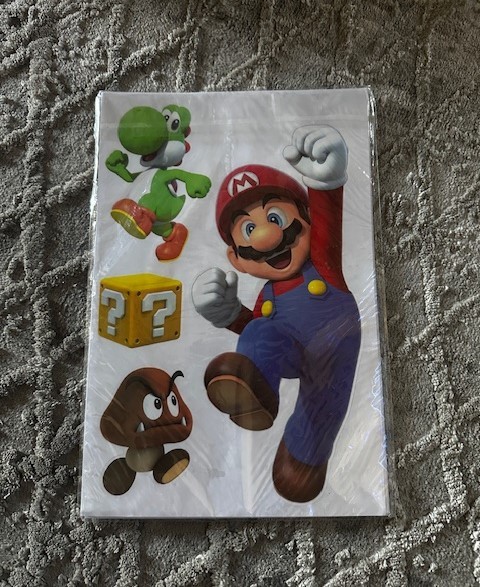 Mario Brothers – Cartoon Window Sticker/Clings – 9 Sheets (Removable)