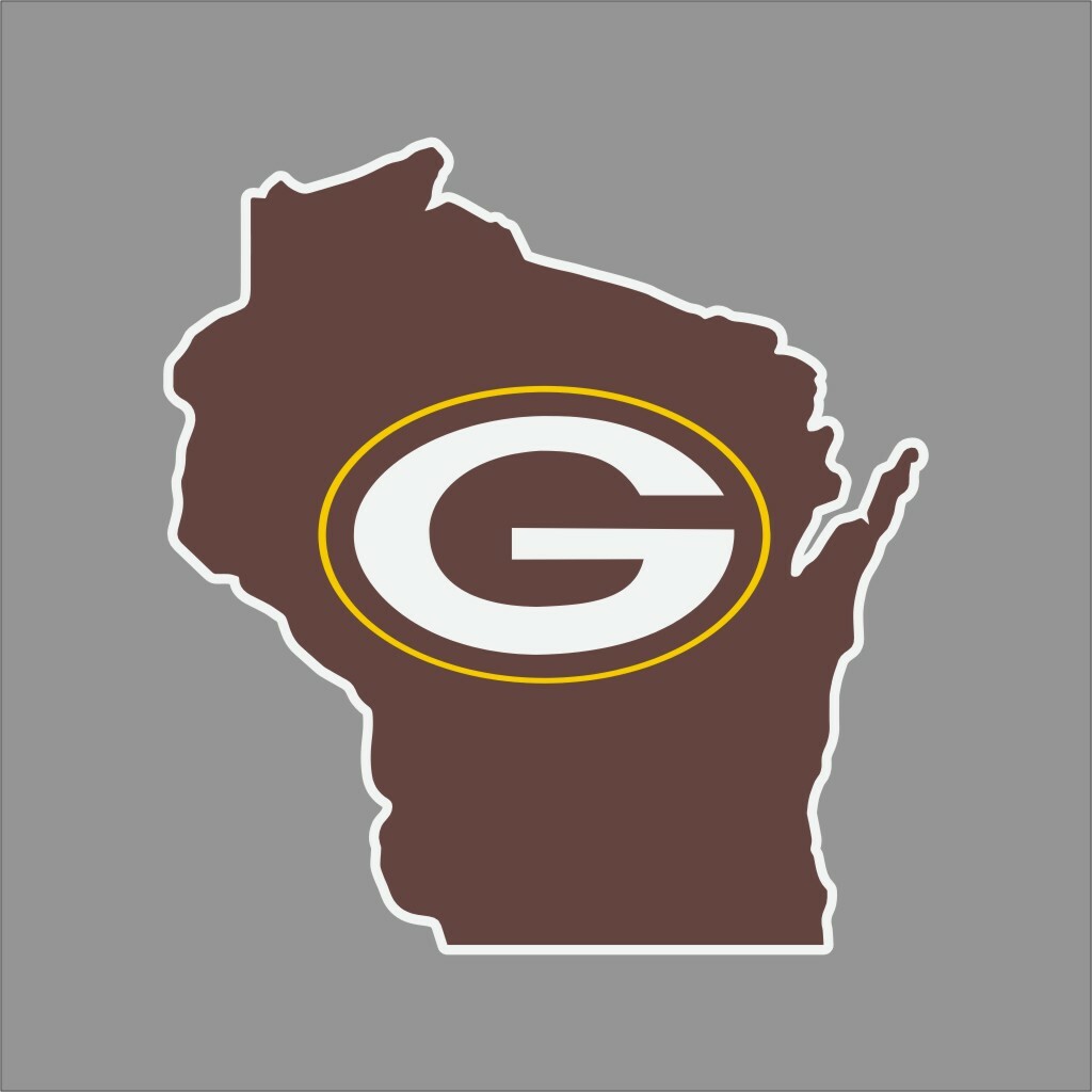 Green Bay Packers #4 NFL Team Pro Sports Vinyl Sticker Decal Car Window Wall