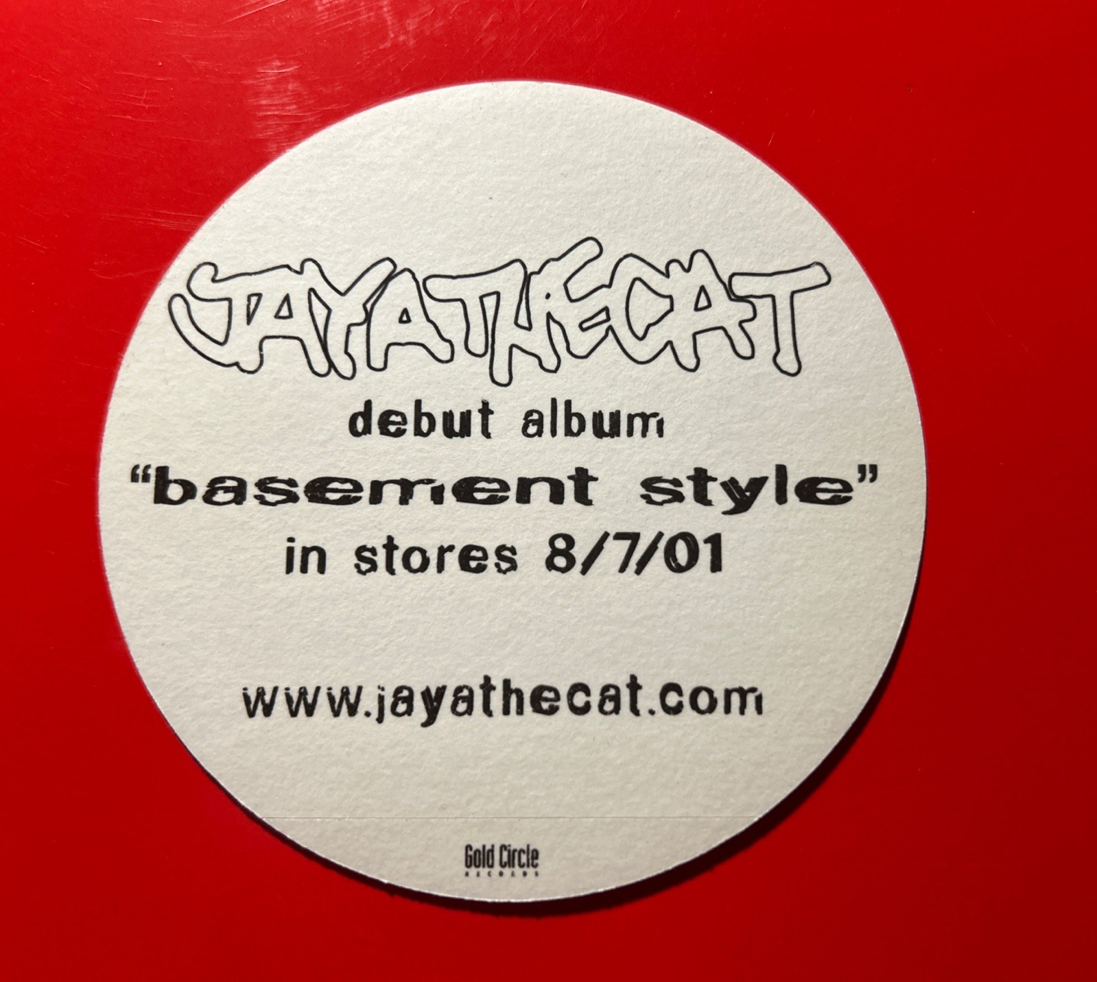 Jaya The Cat Basement Style Sticker Decal Hype Release Date.